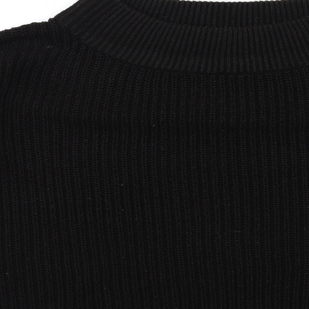 Womens UK Size L New Look Black Pullover Jumper