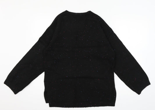 Womens UK Size S Marks and Spencer Black Pullover Jumper