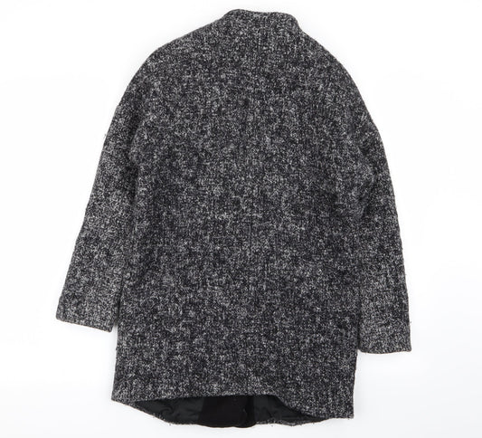 Divided by H&M Womens Grey Overcoat Coat Size 6
