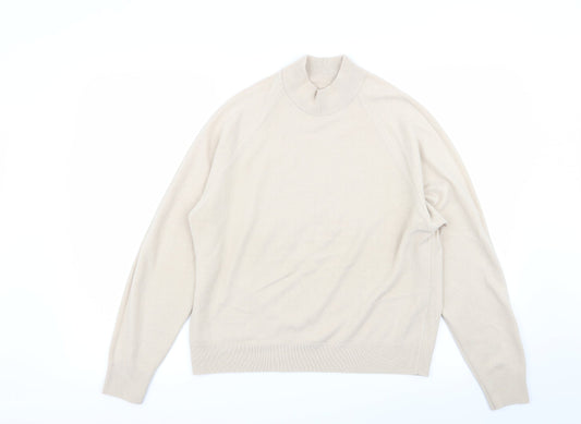 Womens UK Size 14 st michael Beige Pullover Jumper