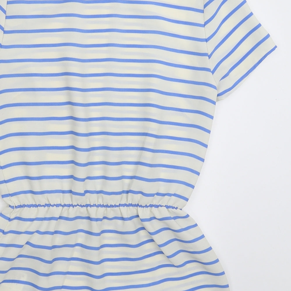 Womens UK Size 8 Divided White Basic Blouse