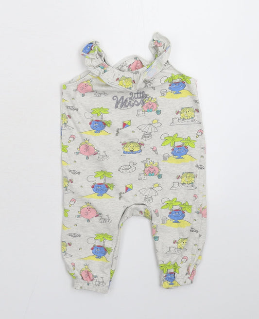 F&F Baby Grey Babygrow One-Piece Size 3-6 Months