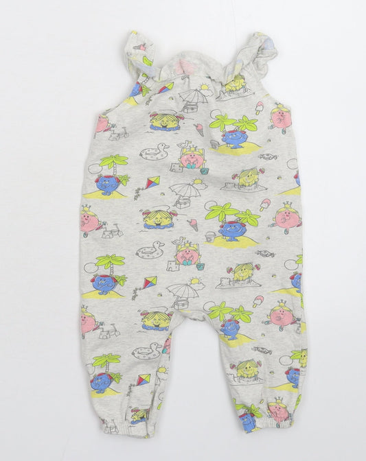 F&F Baby Grey Babygrow One-Piece Size 3-6 Months