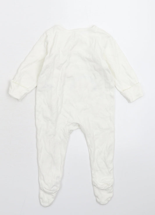 Marks and Spencer Baby White Babygrow One-Piece Size 3-6 Months