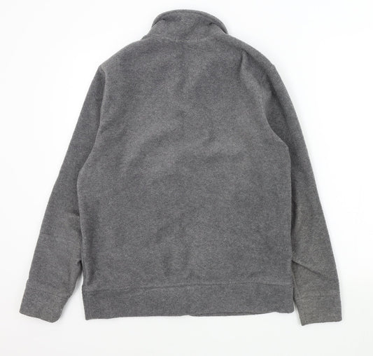George Womens Grey Full Zip Jumper Size S