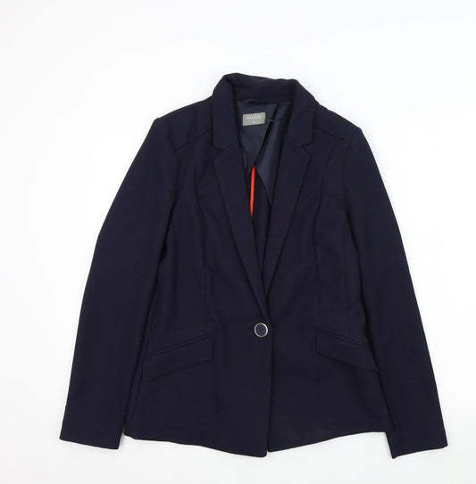 Womens UK Size 10 Oasis Regular Blue Blazer