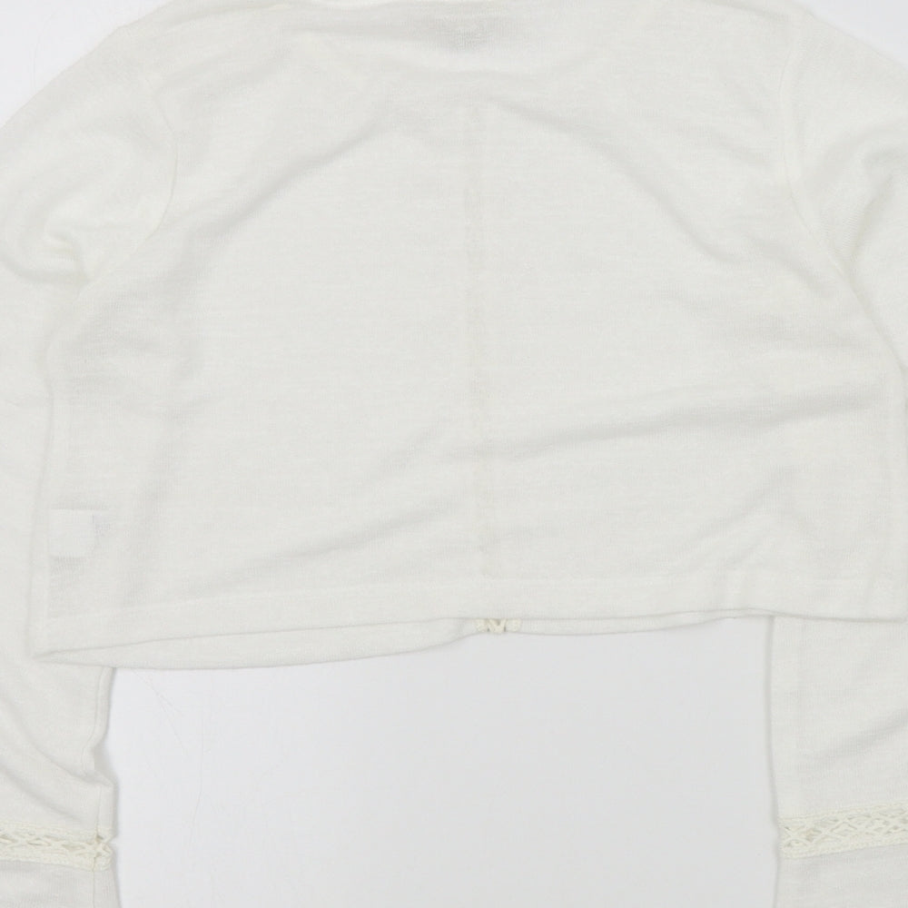 Womens UK Size 6 River Island White Pullover Jumper