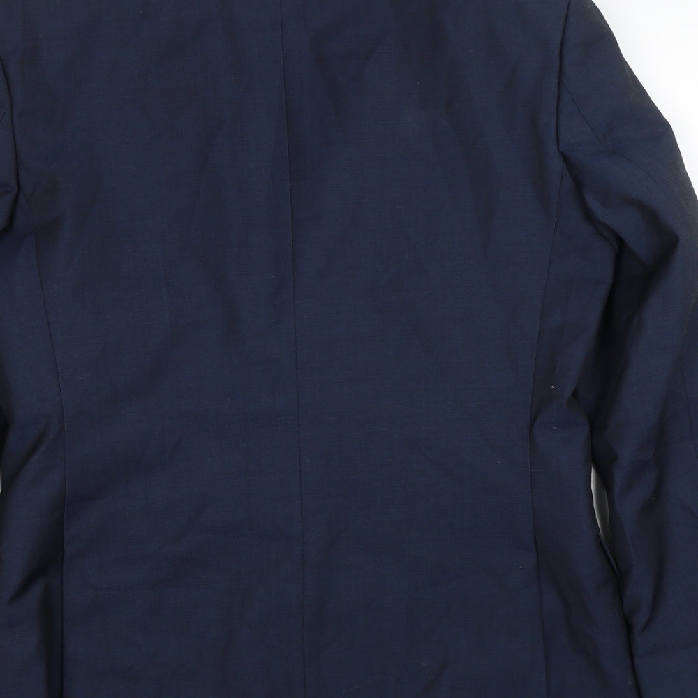 Mens UK Size 38 Karl Jackson Regular Blue Suit Jacket