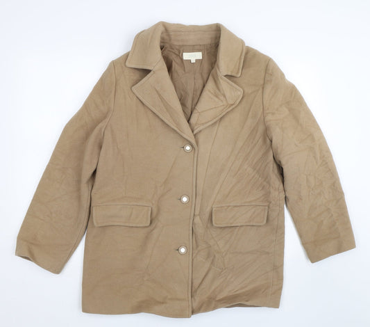Womens UK Size 14 M&S Brown Trench Coat