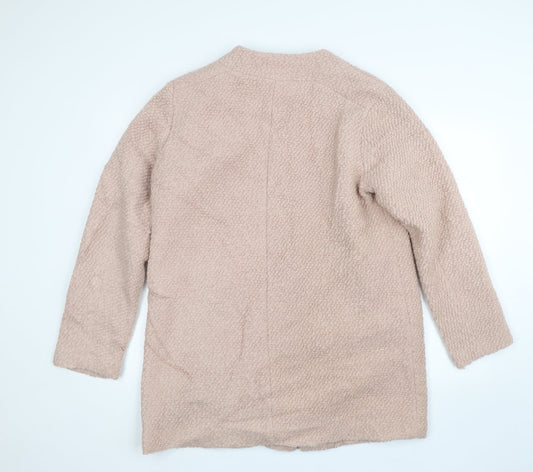 Primark Womens Pink Overcoat Coat Size 16