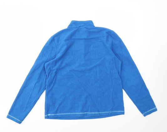 Equestrian Boys Blue Pullover Hoodie Size 11-12 Years