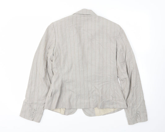 Womens UK Size 12 AMARANTO Regular Beige Blazer