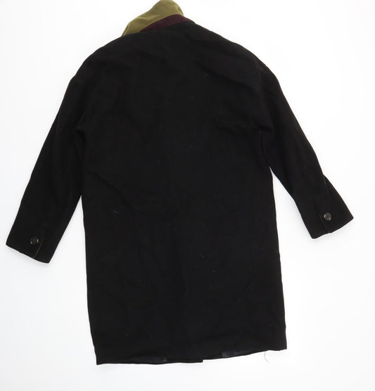 Topshop Womens Black Jacket Coat Size 10