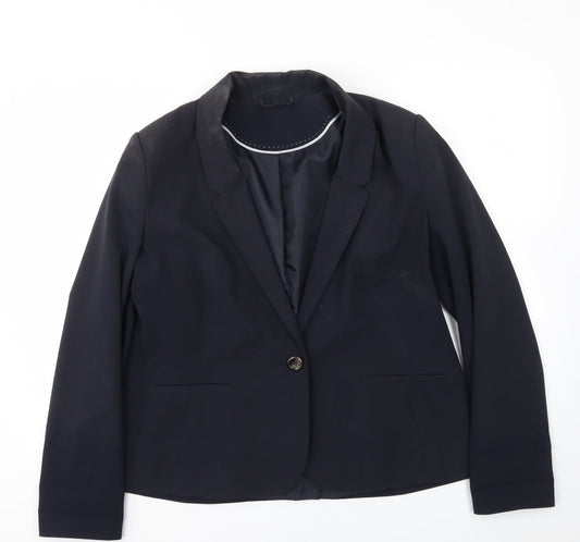 Womens UK Size 18 F&F Regular Blue Blazer