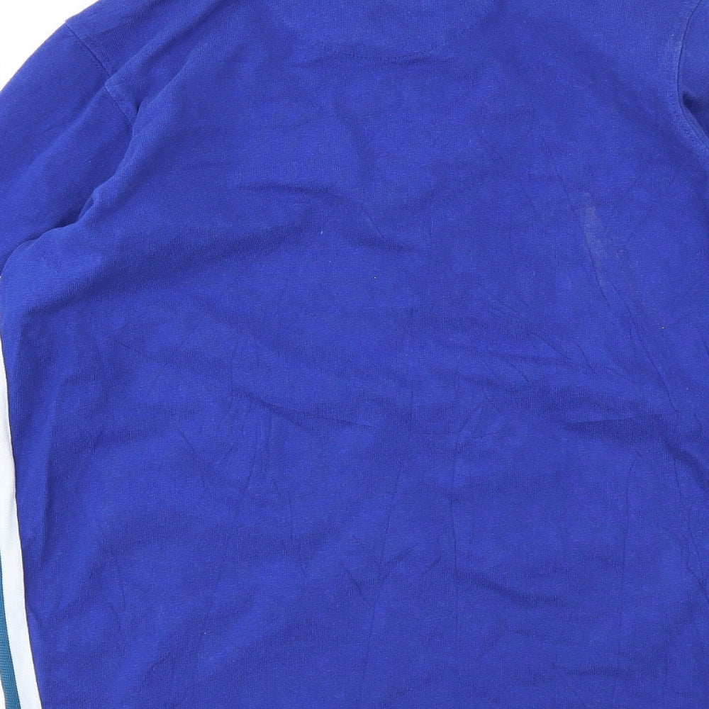 Mens UK Size M Preworn Blue Pullover Sweatshirt