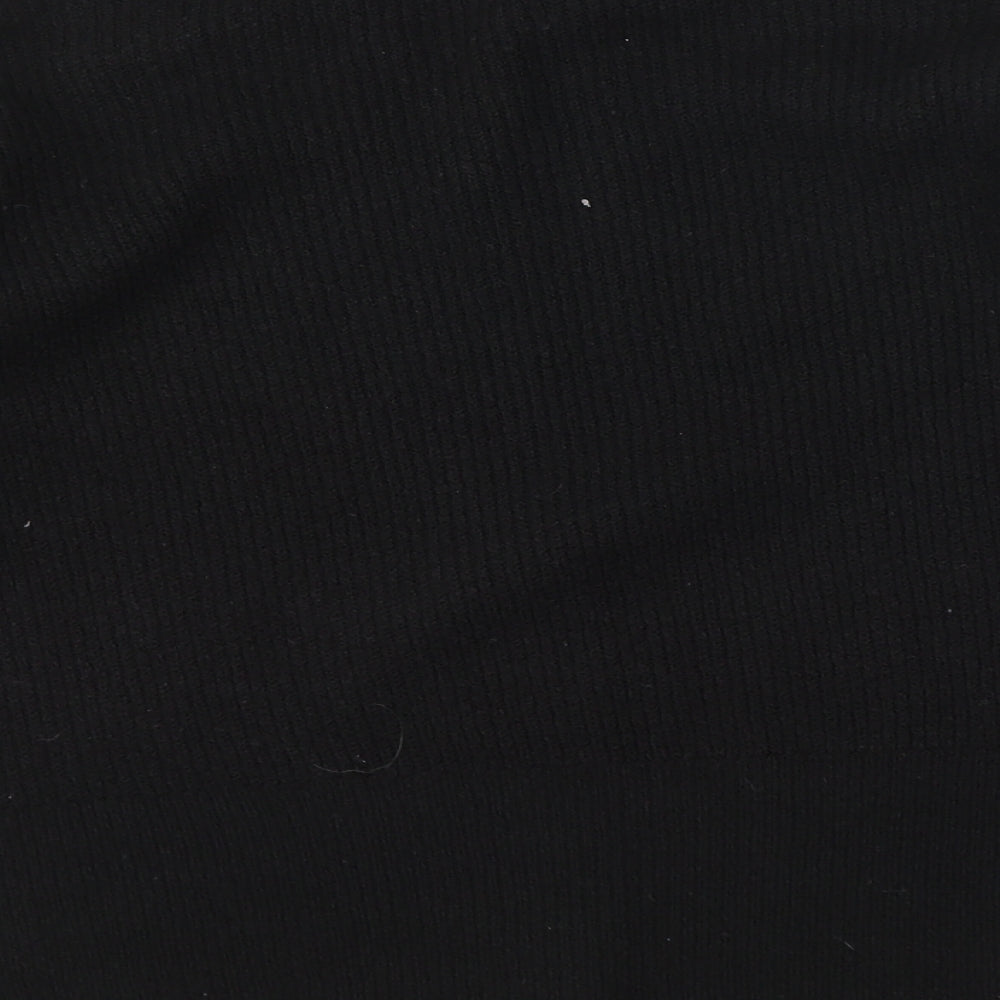 Nutmeg Womens Black   Pullover Jumper Size 8