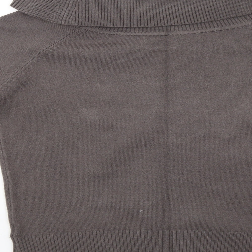Womens UK Size M French Connection Grey Pullover Sweatshirt
