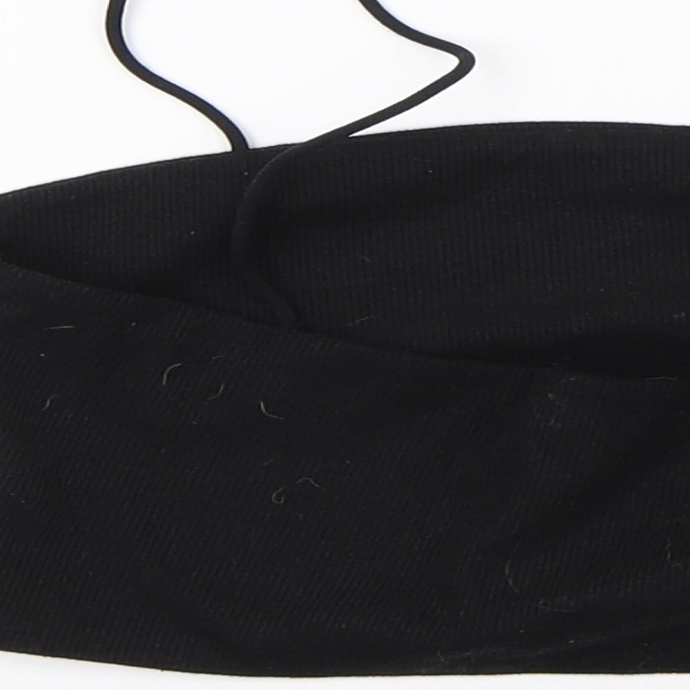 SheIn Womens Black Cropped Tank Size S