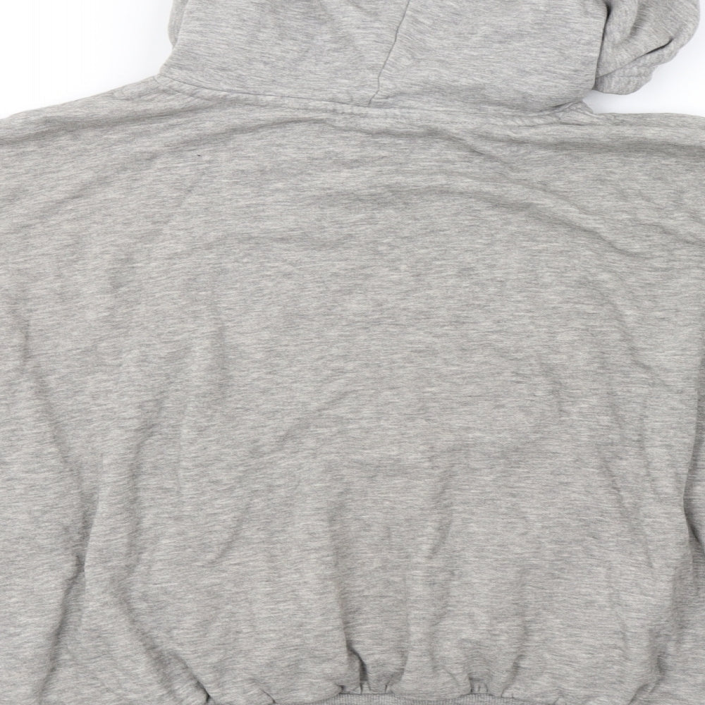 H&M Womens Grey Pullover Hoodie Size S