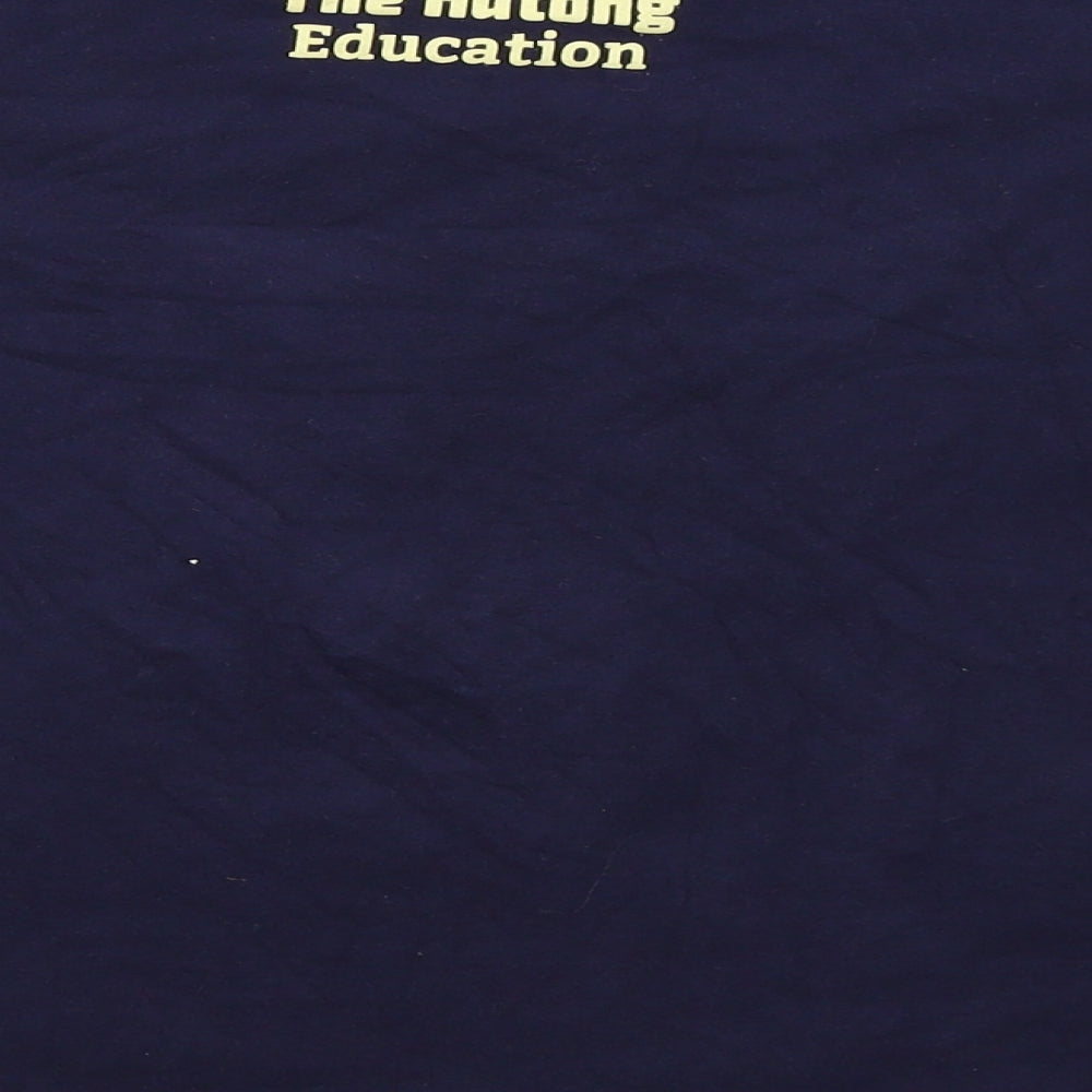 Womens UK Size S Preworn Blue Basic T-Shirt