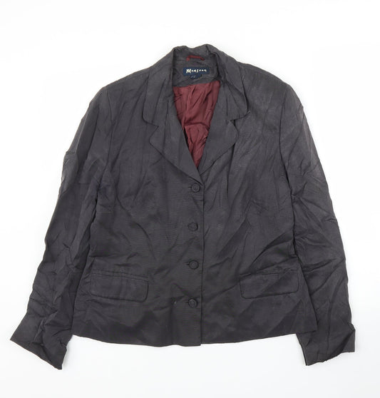 Womens UK Size 14 Monsoon Regular Grey Blazer