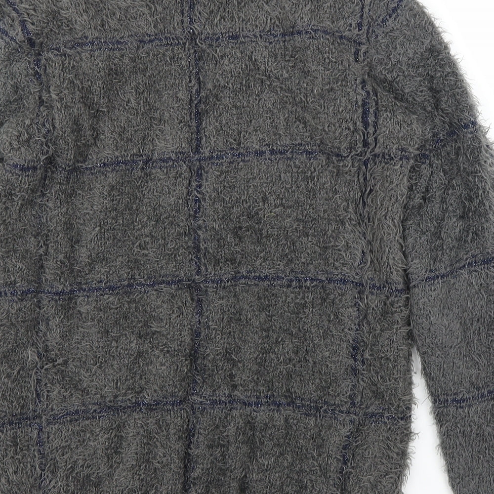 Womens UK Size 10 AKD A WEST Grey Pullover Jumper