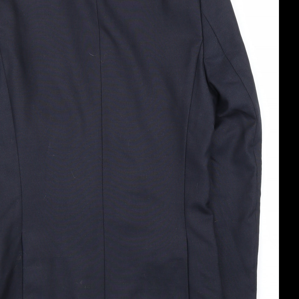 Mens UK Size 38 Zara Regular Blue Suit Jacket