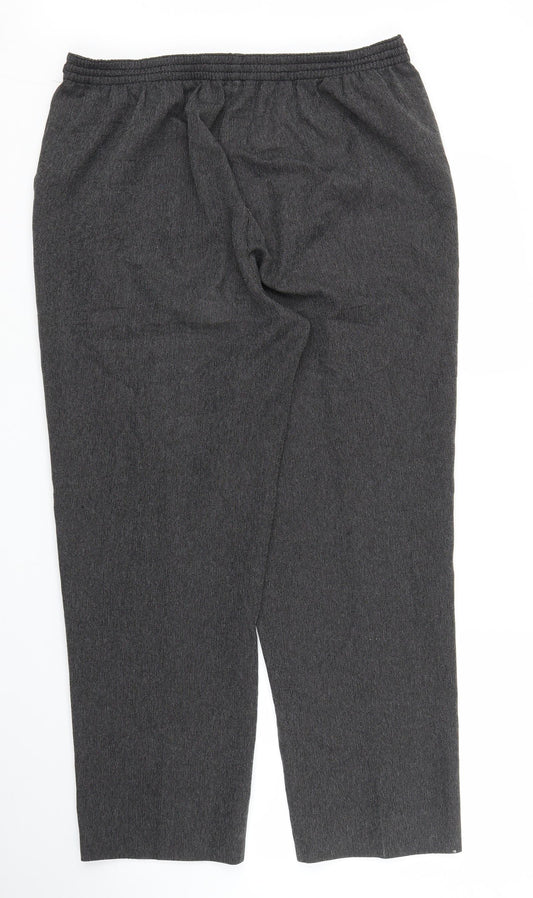 BM Collection Womens Orange Capri Trousers Size 14 L27 in