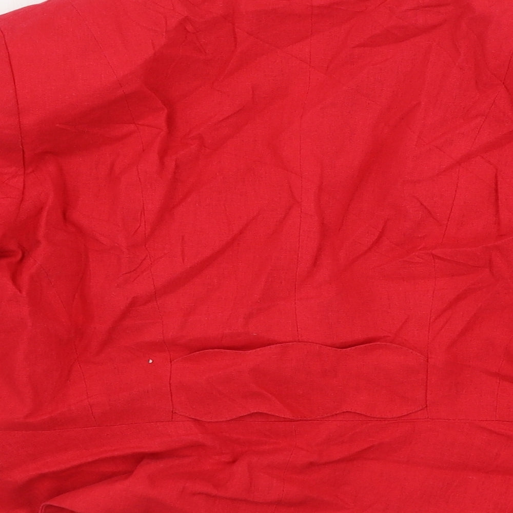 Debenhams Womens Red Jacket Sport Coat Size 10