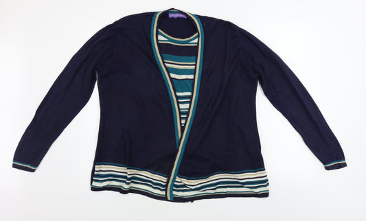 Autonomy Womens Blue Pullover Jumper Size XL