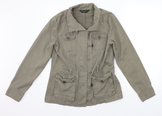 Womens UK Size 12 Dorothy Perkins Green Jacket