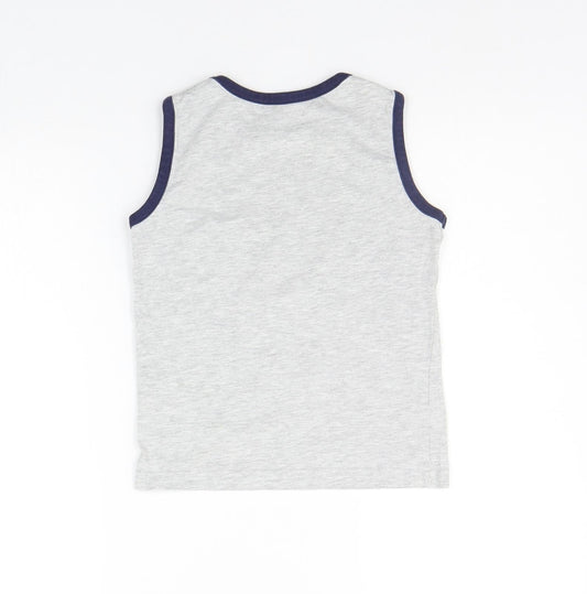 F&F Boys Grey Basic Tank Size 5-6 Years