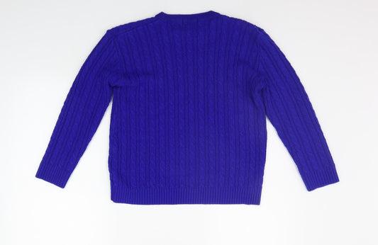 Choice Girls Blue Pullover Jumper Size XL