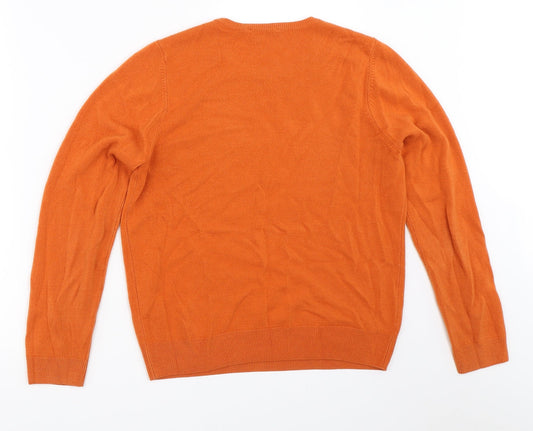 BHS Womens Orange Pullover Jumper Size 12