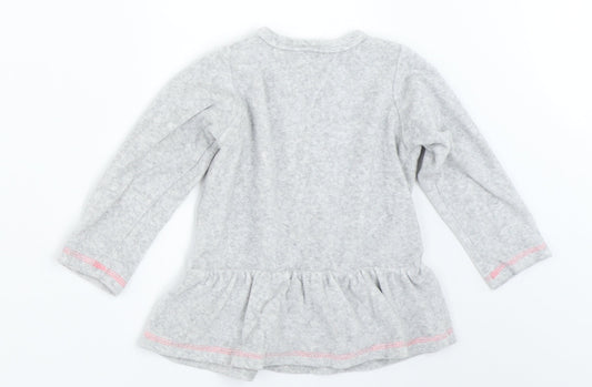 Lupilu Girls Grey Pullover Jumper Size 12-18 Months