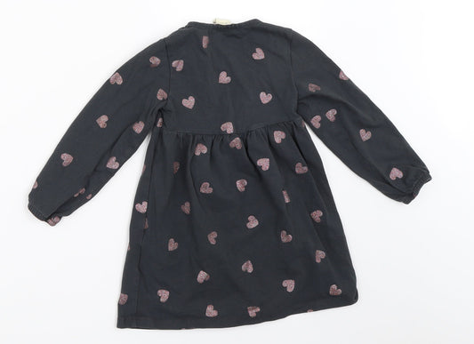 H&M Girls Grey Fit & Flare Size 2 Years