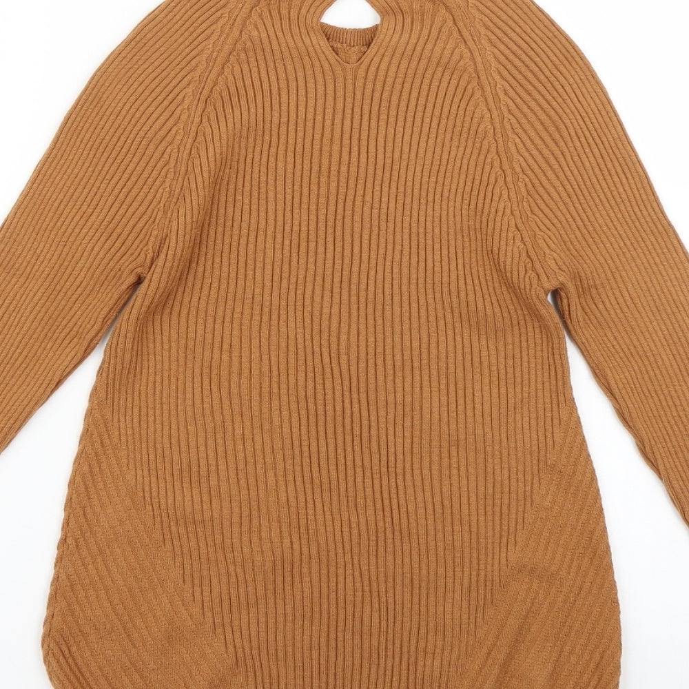 Womens UK Size 12 Select Orange Pullover Jumper