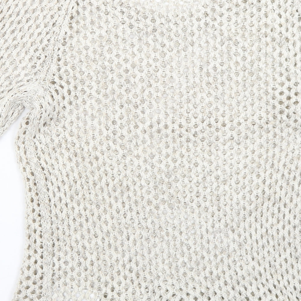 Gap Womens Beige Knit Pullover Jumper Size L
