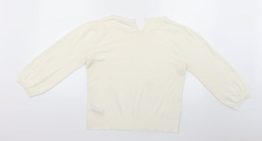 Atmosphere Womens White Pullover Jumper Size 16