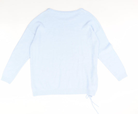 Capsule Womens Blue Pullover Jumper Size S