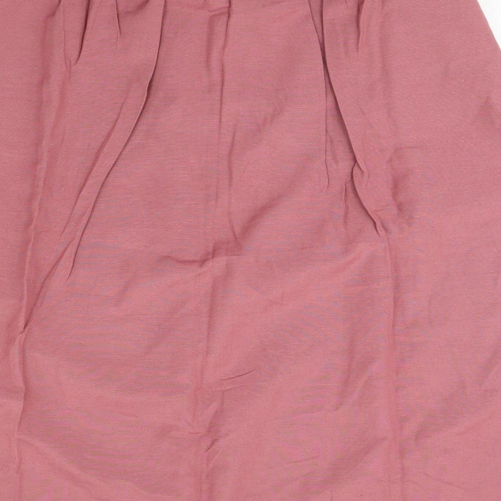 Capsule Womens Pink Flare Skirt Size 46 in