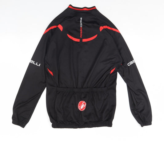 Preworn Boys Black Jacket Size 13 Years