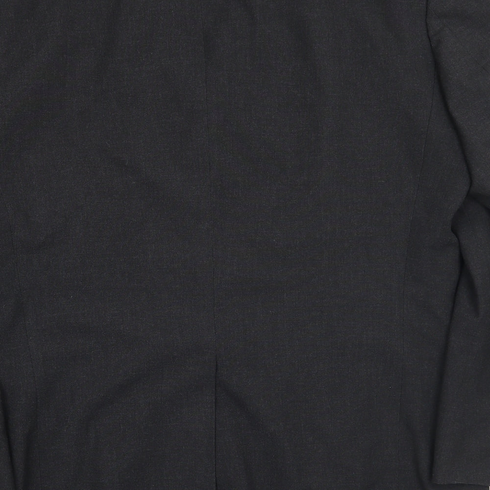 Mens UK Size 38 Blazer Regular Grey Suit Jacket