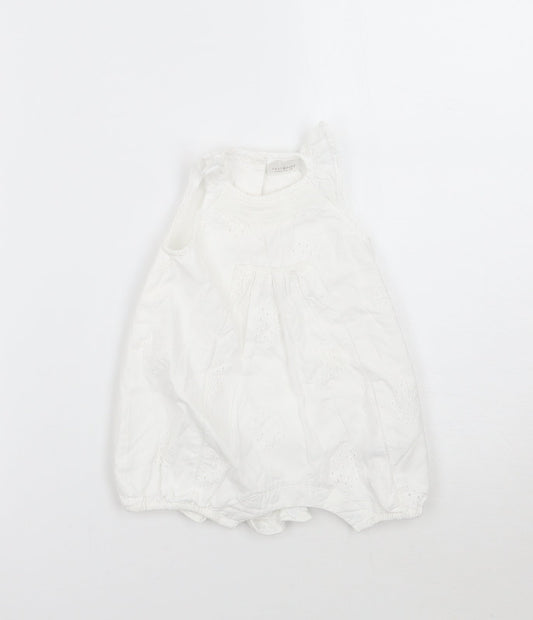 NEXT Girls White Babygrow One-Piece Size 0-3 Months