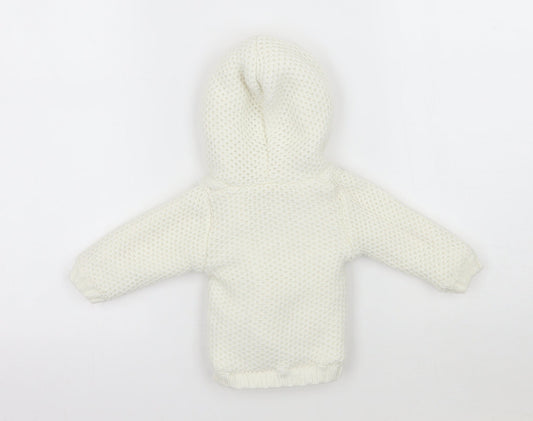 Early days Girls White Jacket Coatigan Size 0-3 Months