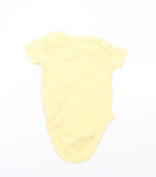 George Girls Yellow Babygrow One-Piece Size 0-3 Months