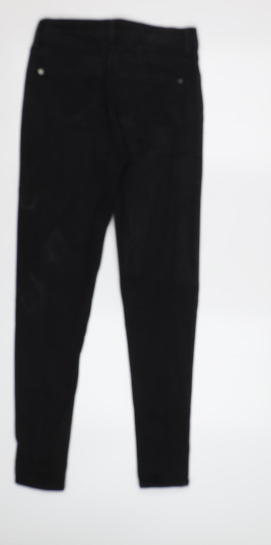 Red Herring Womens Black Skinny Jeans Size 10 L30 in