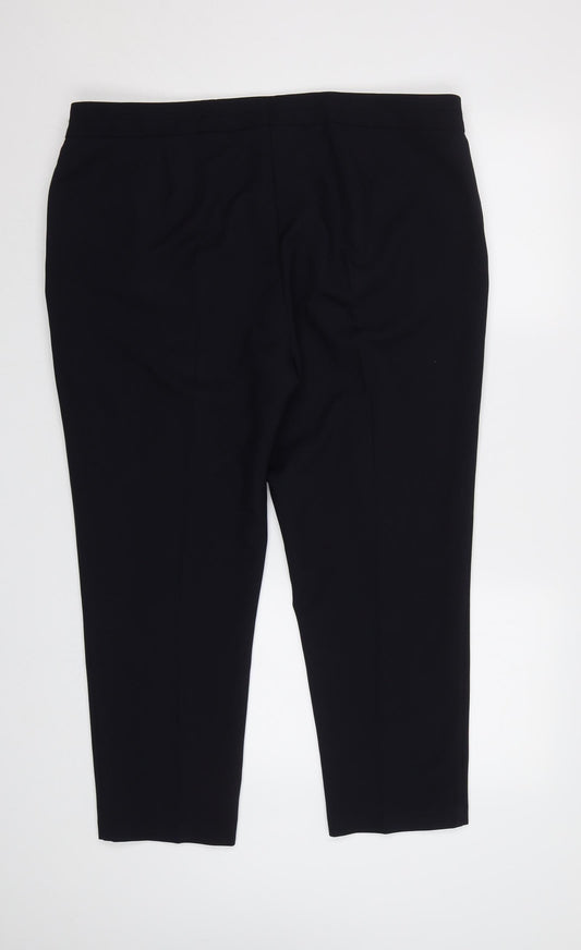 Bonmarché Womens Blue Trousers Size 18 L25 in