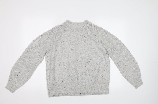 Womens UK Size M M&S Grey Pullover Jumper