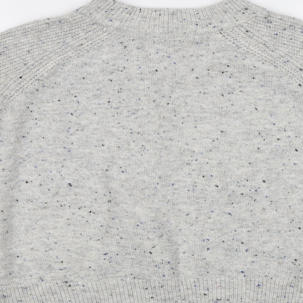 Womens UK Size M M&S Grey Pullover Jumper